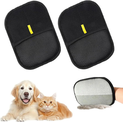 Double-Sided Grooming Gloves for Pets