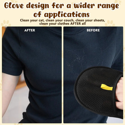 Double-Sided Grooming Gloves for Pets