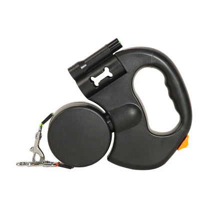 LED Automatic Dual Retractable Leash