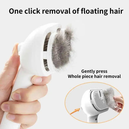 3-in-1 Electric Pet Grooming Brush – Detangle & De-Shed
